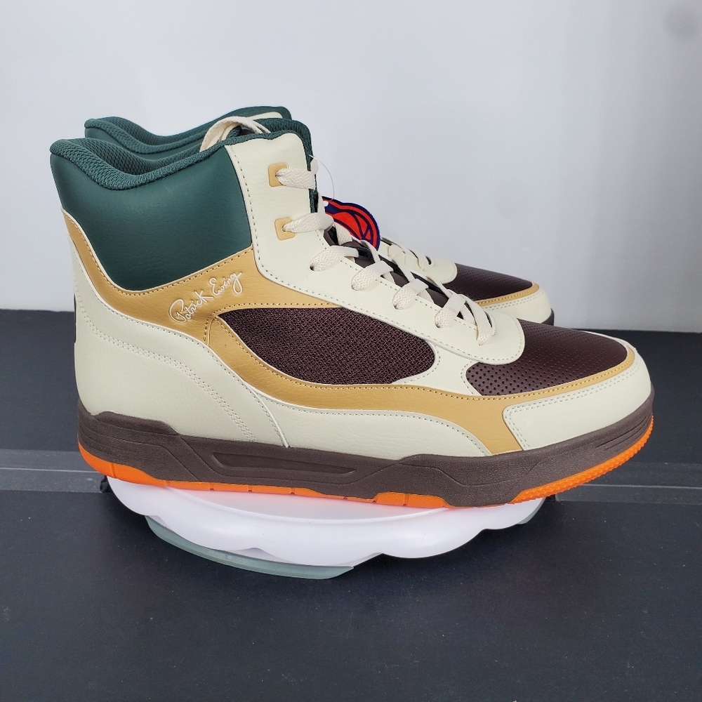 Ewing Athletics Rebound Shake & Bake Brown Green Orange Men's Size 13 Shoes - Picture 7 of 8